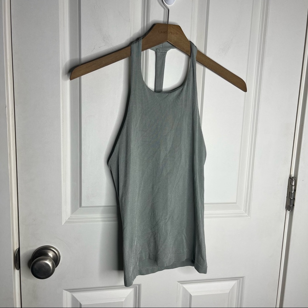 Intimately Free People Sage Green Racerback Stretch Tank Size XS